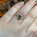 Ravenstone Crystals Moldavite Ring "Felicia" - Size 10