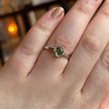 Ravenstone Crystals Moldavite Ring "Jeff" - Size 9.5