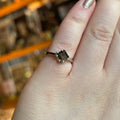 Ravenstone Crystals Moldavite Ring "Kendall" - Size 6