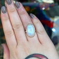 Ravenstone Crystals Moonstone Ring "Cecil" - Size 8