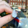 Ravenstone Crystals Moonstone Ring "Elise" - Size 8