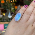 Ravenstone Crystals Moonstone Ring "Frankie" - Size 6.5
