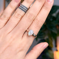 Ravenstone Crystals Moonstone Ring "Learra" - Size 7.5