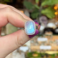 Ravenstone Crystals Moonstone Ring "Whitney" - Size 7.5
