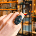 Ravenstone Crystals Moss Agate Ring "Blaire" - Size 7