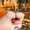 Ravenstone Crystals Moss Agate Ring "Estefani" - Size 8
