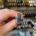 Ravenstone Crystals Moss Agate Ring "Tricia" - Size 9