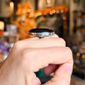 Ravenstone Crystals Obsidian Ring "Siobhan" - Size 5