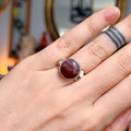 Ravenstone Crystals Ocean Jasper Ring "James" - Size 6