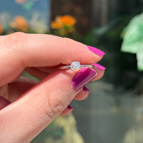 Ravenstone Crystals Opal Ring "Alex" - Size 8