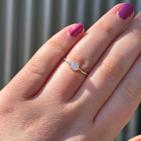 Ravenstone Crystals Opal Ring "Alex" - Size 8
