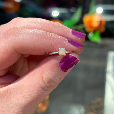 Ravenstone Crystals Opal Ring "Hollis" - Size 6