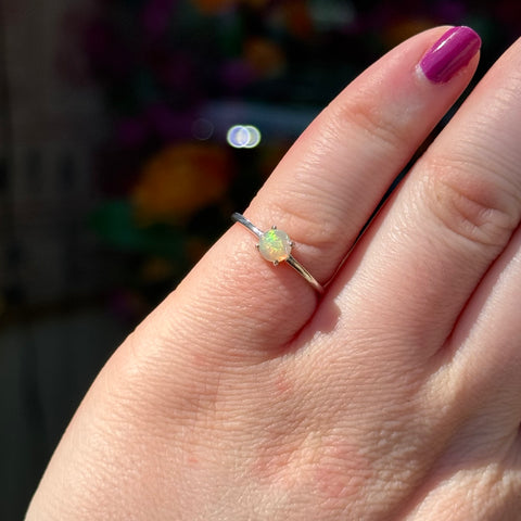 Ravenstone Crystals Opal Ring "Hollis" - Size 6