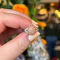 Ravenstone Crystals Pink Moonstone Ring "Clarissa" - Size 7