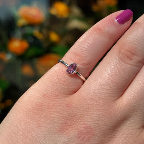 Ravenstone Crystals Pink Tourmaline Ring "Hallie" - Size 5