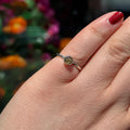 Ravenstone Crystals Raw Moldavite Ring "Janine" - Size 5