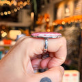 Ravenstone Crystals Rhodochrosite Ring "Ingrid" - Size 7
