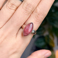 Ravenstone Crystals Rhodochrosite Ring "Ophelia" - Size 6.5