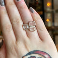 Ravenstone Crystals Rose Quartz Ring "Annette" - Adj. Size 8
