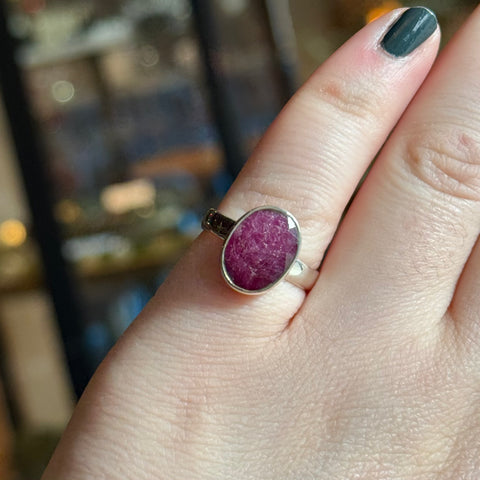 Ravenstone Crystals Ruby Ring "Rudolph" - Size 7