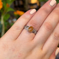 Ravenstone Crystals Rutilated Quartz Ring "Della" - Size 9