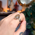 Ravenstone Crystals Rutilated Quartz Ring "Peter" - Size 8.5