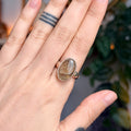 Ravenstone Crystals Rutilated Quartz Ring "Peter" - Size 8.5