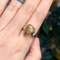 Ravenstone Crystals Rutilated Quartz Ring "Scarlett" - Size 8