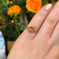 Ravenstone Crystals Rutilated Quartz Ring "Tiffany" - Size 7