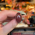 Ravenstone Crystals Strawberry Quartz Ring "Isla" - Adj. Size 7