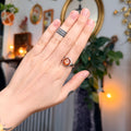 Ravenstone Crystals Sunstone Ring "Eliza" - Size 8.5