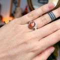 Ravenstone Crystals Sunstone Ring "Zoey" - Size 5.5