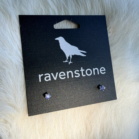 Ravenstone Crystals The Tanzanite Stud Earrings