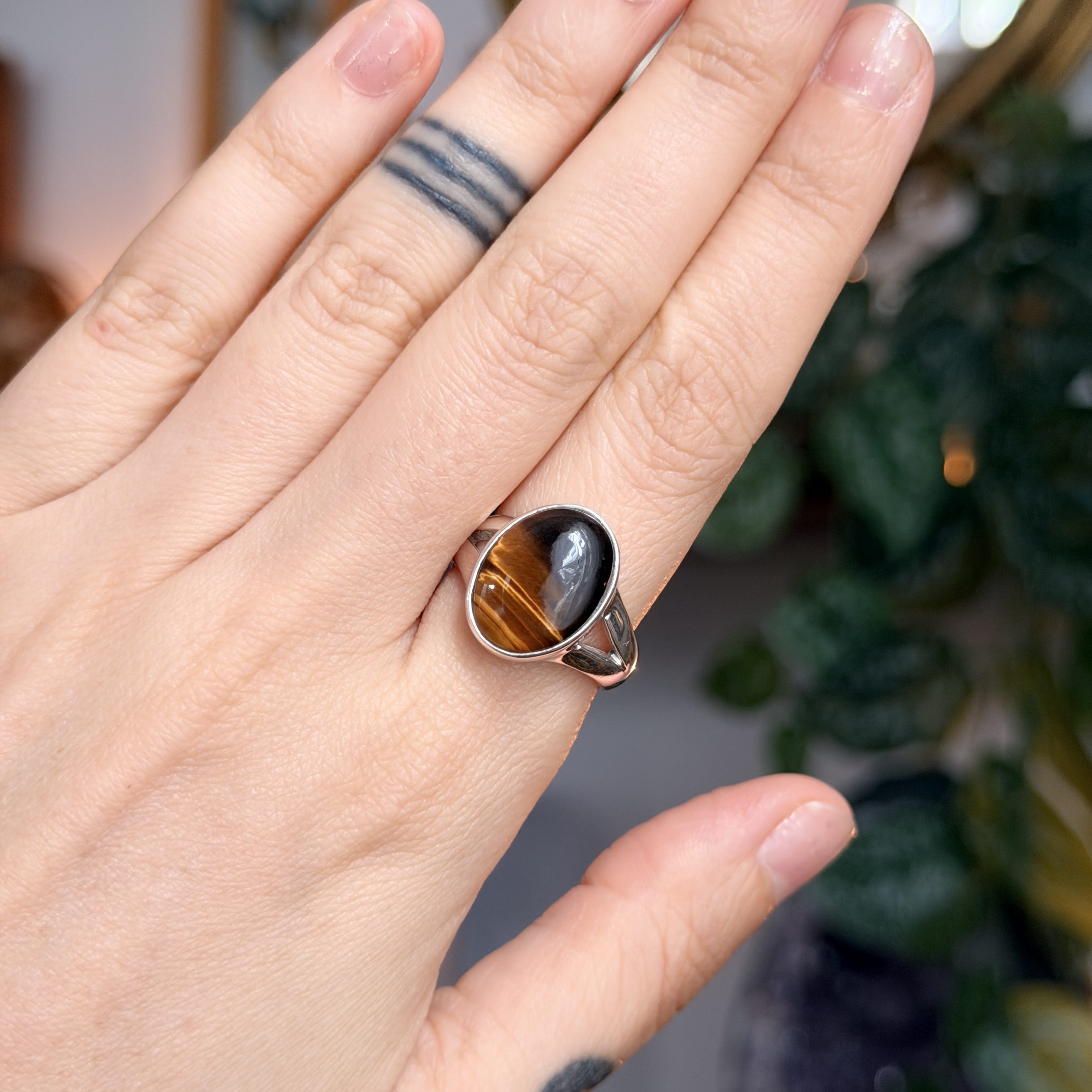 Tiger's Eye Ring 