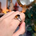 Ravenstone Crystals Tiger's Eye Ring "Scarlett" - Size 9