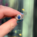 Ravenstone Crystals Vintage Lapis Lazuli Ring "Henry" - Size 5.5