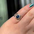 Ravenstone Crystals Vintage Lapis Lazuli Ring "Henry" - Size 5.5