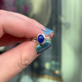 Ravenstone Crystals Vintage Lapis Lazuli Ring "Tracie" - Size 5.5