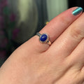 Ravenstone Crystals Vintage Lapis Lazuli Ring "Tracie" - Size 5.5