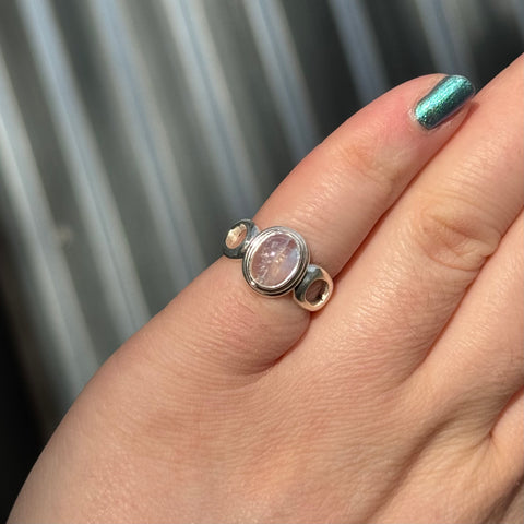 Ravenstone Crystals Vintage Moonstone Ring "Alyssa" - Size 5.5