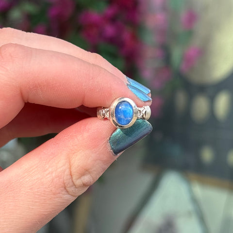 Ravenstone Crystals Vintage Moonstone Ring "Kyleigh" - Size 5.5
