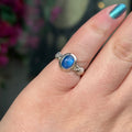 Ravenstone Crystals Vintage Moonstone Ring "Kyleigh" - Size 5.5