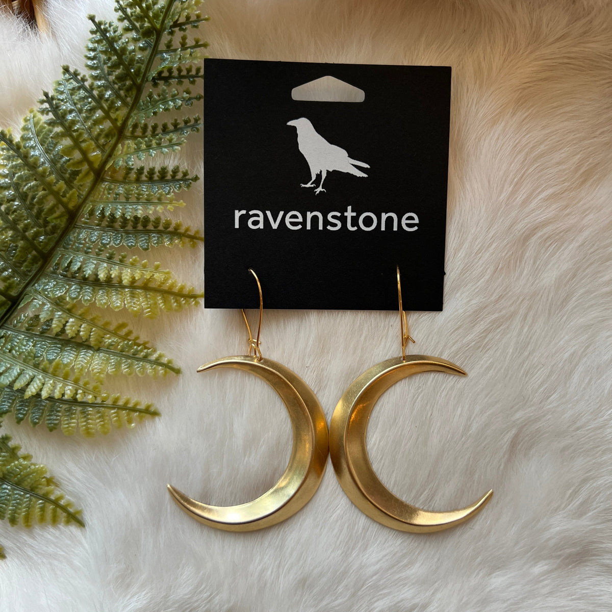 The Big Crescent Moon Earrings – Ravenstone
