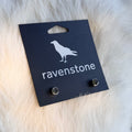 Ravenstone The Rough Moldavite Earrings
