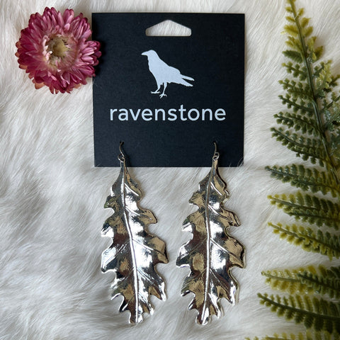 Ravenstone The Silver Fall Forever Earrings