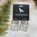 Ravenstone The Silver Mountain View Earrings