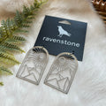 Ravenstone The Silver Mountain View Earrings