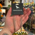 Ravenstone The Silver Spine and Spike Earrings