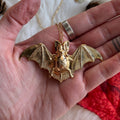 Ravenstone The Golden Bat Necklace