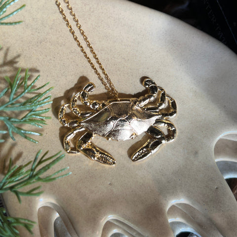 Ravenstone The Golden Crab Necklace